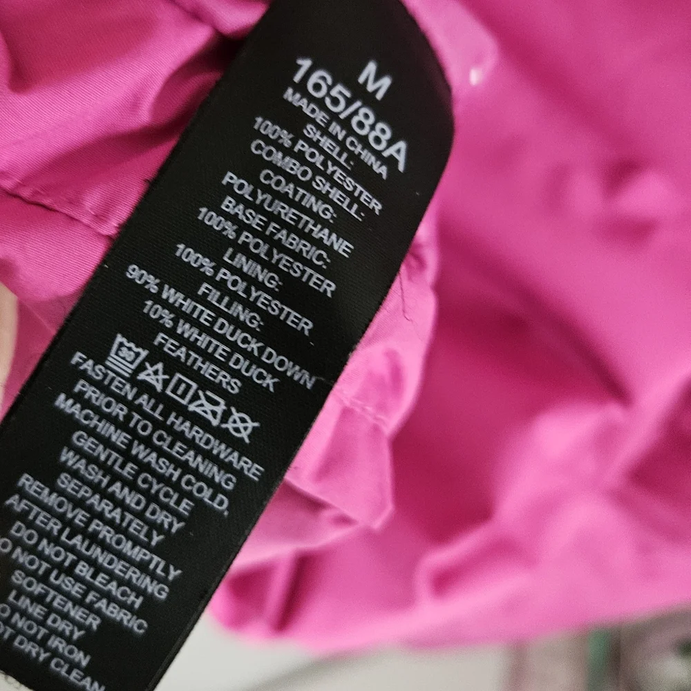 Kate Spade Lightweight Down Pink Jacket Hoodie
